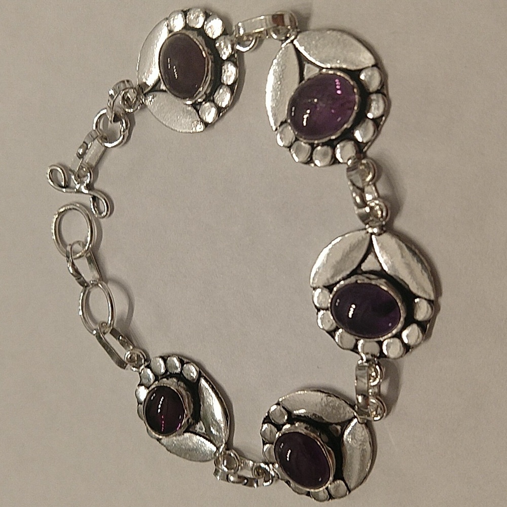 Amethyst bracelet